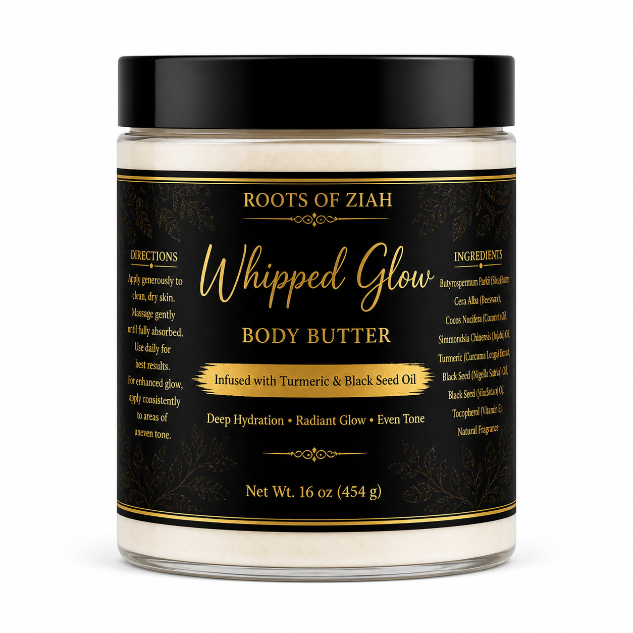 Whipped Glow Body Butter (with Turmeric)