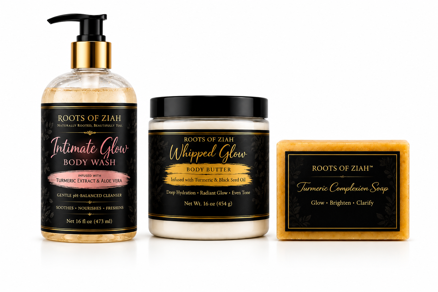 The Turmeric Glow skin bundle