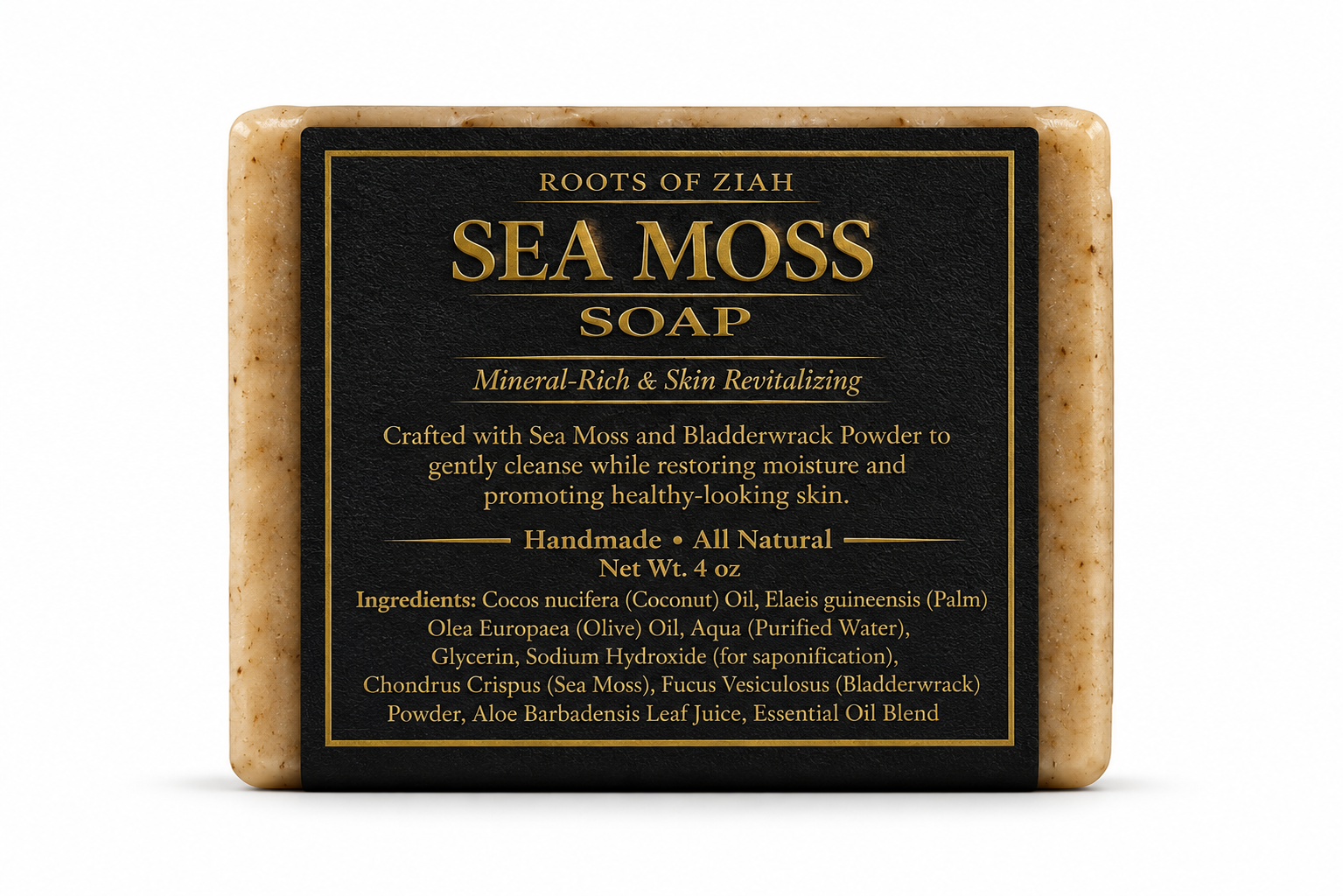 Sea moss soap (2 bars )